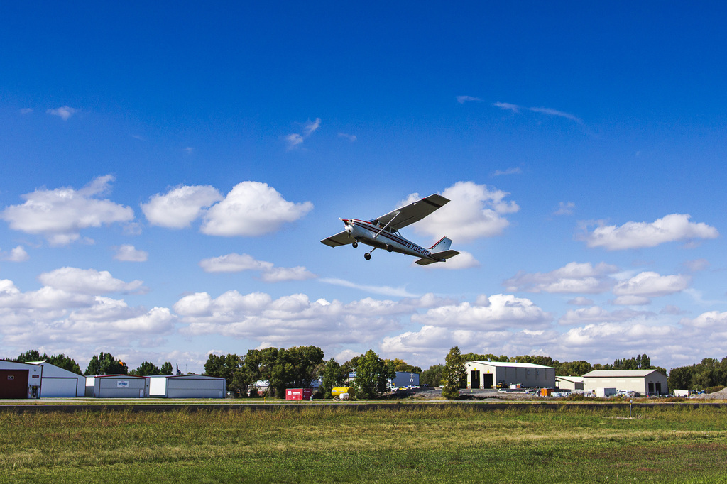 Plane taking off